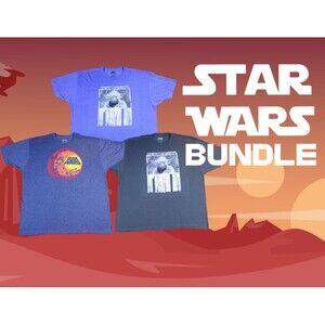 Star Wars T-Shirt Bundle 3 Pack Boba Fett & Yoda (3XL) NEW W/OUT TAGS!